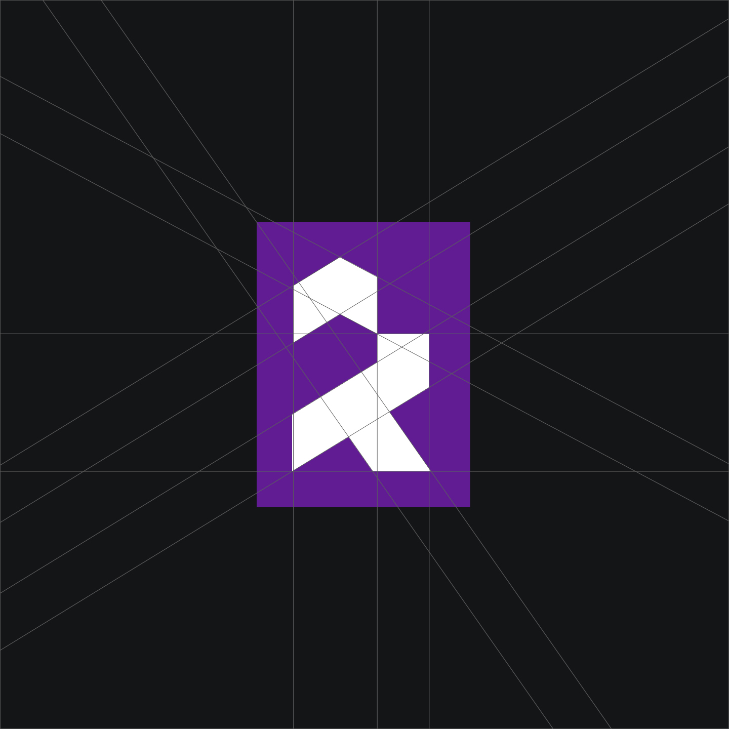 RTECH logo geometric construction guideline